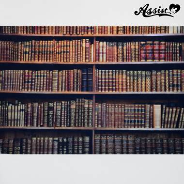 背景布28　書庫　タイプ1