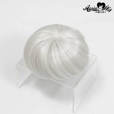 お団子パーツ　ホワイトシルバー　60