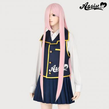 フロントボリュームロング　ミルキーピンク　NMLP-151