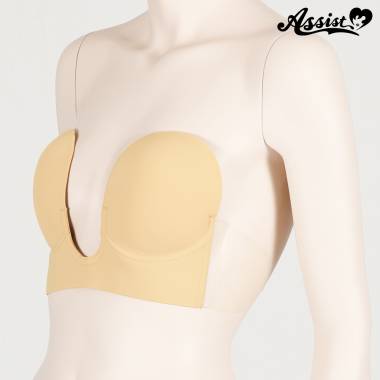 バックレスヌーブラ　ベージュ