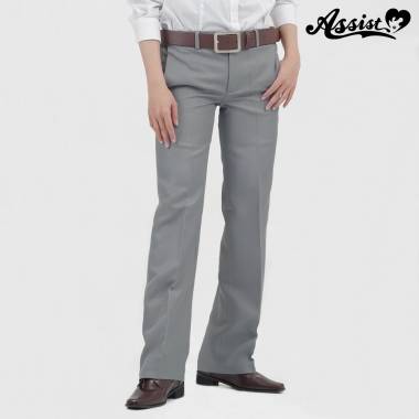 カラースラックス　グレー