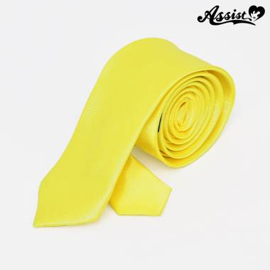 カラーネクタイ　イエロー