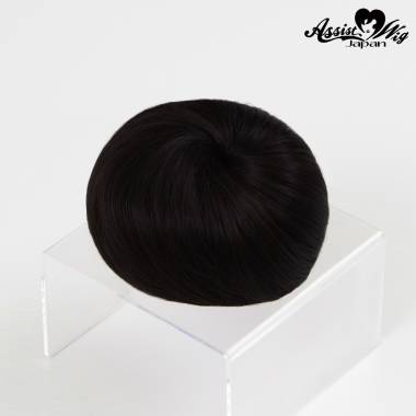 お団子パーツ　ブラックブラウン　3