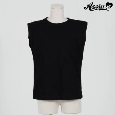 肩パッド付きインナー　ブラック