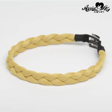 【在庫限り】三つ編みパーツ　イエローシャーン　NUG-61