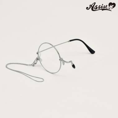 チェーン付きモノクル　右目用　シルバー