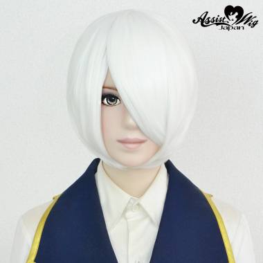 ショートボブ改　ホワイト　600