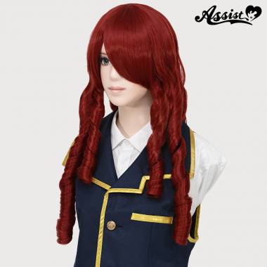 縦ロールカール　レッドオレンジ　NOR-33