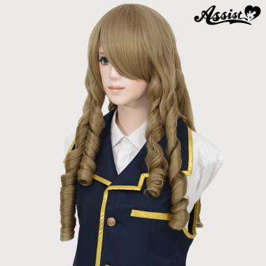 縦ロールカール　ミルクティーゴールド　22