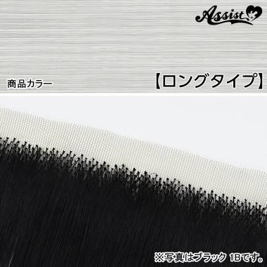 生え際パーツ　ロングタイプ　シルバー　NS-15