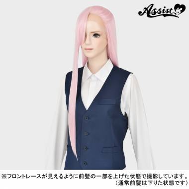 フロントレースロング　ミルキーピンク　NMLP-151