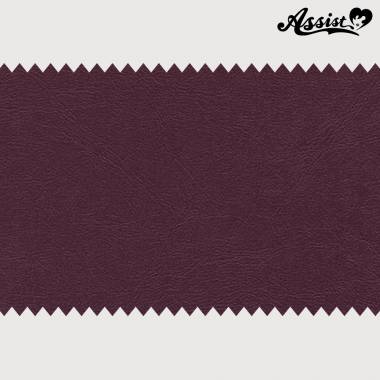 エンボスレザー調両面サテン　マーズ　150cm巾×50cm　No.5　ダークチェリー