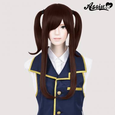 ツインテールウィッグ　モカブラウン　33