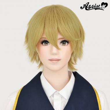 ショートレイヤー　ハニーブロンド　86