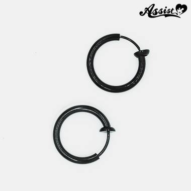 フェイクピアス　ブラック