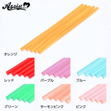 クリアグルースティック　サーモンピンク