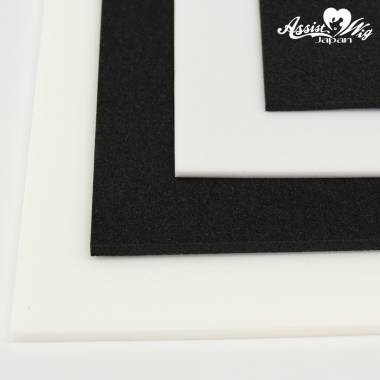 コスプレ造形ボード　サンペルカ　ソフト(L-2500)　黒　450×450mm 3mm